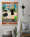 Real Estate Seller Poster And She Lived Happily Ever After Vintage Room Home Decor Wall Art Gifts Idea - Mostsuit