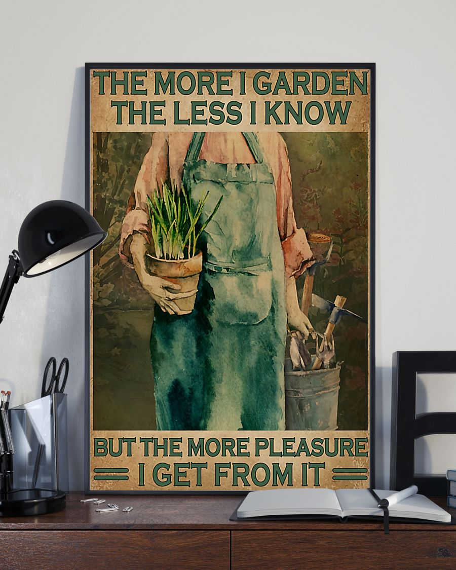 Gardener Garden Loves Poster I Get From It Vintage Gardening Room Home Decor Wall Art Gifts Idea - Mostsuit