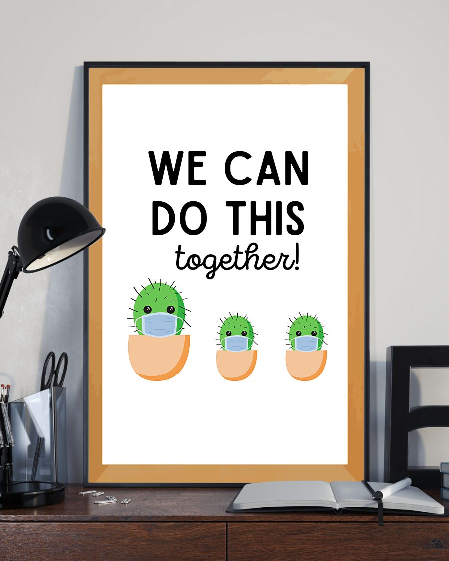 Cactus We Can Do This Classroom Decor Teacher Poster Room Home Decor Wall Art Gifts Idea - Mostsuit Support Black Lives Matter