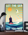 Surfing Canvas Prints Vintage Wall Art Gifts Let The Sea Set Your Free Vintage Home Wall Decor Canvas - Mostsuit