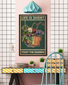 Gardener Garden Tools Loves Poster Life Is Short Vintage Gardening Room Home Decor Wall Art Gifts Idea - Mostsuit