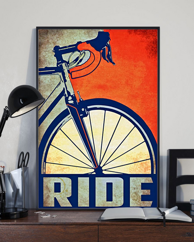 Cycling Poster Don't Wait Until You Reach Your Goal Vintage Room Home Decor Wall Art Gifts Idea - Mostsuit