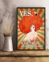 Crazy Flamingo Lady Poster Vintage Room Home Decor Wall Art Gifts Idea - Mostsuit