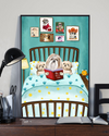Shih Tzu Reading Book In Bed Poster Vintage Room Home Decor Wall Art Gifts Idea - Mostsuit