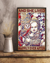 Girl Loves Owl And She Lived Happily Ever After Poster Vintage Room Home Decor Wall Art Gifts Idea - Mostsuit