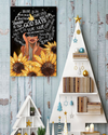 Sunflower Black Girl Poster God Says You Are Vintage Room Home Decor Wall Art Gifts Idea - Mostsuit