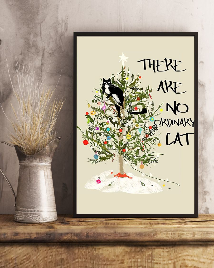 Funny Black Cat Christmas Canvas Prints There Are No Ordinary Cat Wall Art Gifts Vintage Home Wall Decor Canvas - Mostsuit
