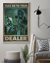 UFO Alien Take Me To Your Dealer Poster Vintage Room Home Decor Wall Art Gifts Idea - Mostsuit