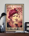 Flamingo Girl Poster Lose My Mind And Find My Soul Vintage Room Home Decor Wall Art Gifts Idea - Mostsuit