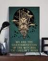 Witch Girl Canvas Prints We Are The Granddaughters Of The Witches Vintage Wall Art Gifts Vintage Home Wall Decor Canvas - Mostsuit