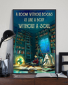 Book Loves Poster A Room Without Books Is Like A Room Without Soul Vintage Room Home Decor Wall Art Gifts Idea - Mostsuit