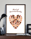 Heart Of Diversity Equality Equal Rights Skin Tones Poster Vintage Room Home Decor Wall Art Gifts Idea - Mostsuit