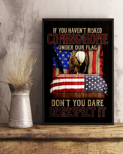 Veteran Eagle Poster Coming Home Under Our Flag Vintage Room Home Decor Wall Art Gifts Idea - Mostsuit