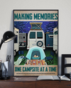 Camping Poster Making Memories One Campsite At A Time Vintage Room Home Decor Wall Art Gifts Idea - Mostsuit