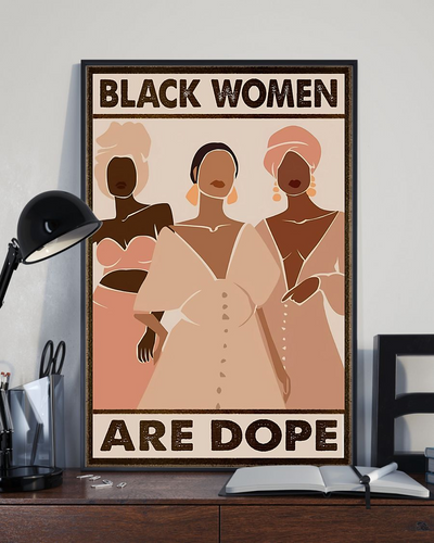 Afro Women Black Girl Poster Black Women Are Dope Room Home Decor Wall Art Gifts Idea - Mostsuit