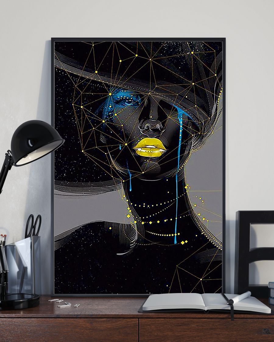 Diamond Queen Black Girl Canvas Prints Vintage Wall Art Gifts Vintage Home Wall Decor Canvas - Mostsuit