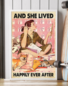 Dog Poster And She Lived Happily Ever After Vintage Room Home Decor Wall Art Gifts Idea - Mostsuit