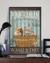 Pomeranian Laundry Wash And Dry Poster Vintage Room Home Decor Wall Art Gifts Idea - Mostsuit