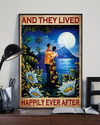 Hawaii Couple Poster And She Lived Happily Ever After Vintage Room Home Decor Wall Art Gifts Idea - Mostsuit