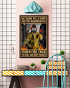 Firefighter Poster My Scars Tell A Story They're Reminders Of Vintage Room Home Decor Wall Art Gifts Idea - Mostsuit