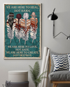 Native American Canvas Prints We Are Here To Heal Not Harm Vintage Wall Art Gifts Vintage Home Wall Decor Canvas - Mostsuit