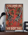 Skeleton Couple Canvas Prints You And Me We Got This Vintage Wall Art Gifts Vintage Home Wall Decor Canvas - Mostsuit