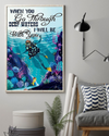 Scuba Diving Poster When You Go Through Deep Water Vintage Room Home Decor Wall Art Gifts Idea - Mostsuit