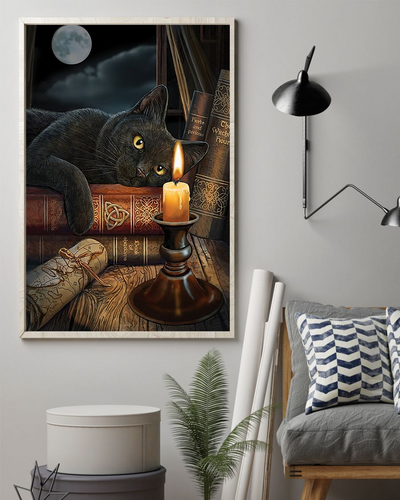 Cat And Book Loves Poster Vintage Room Home Decor Wall Art Gifts Idea - Mostsuit