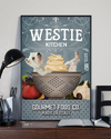 Westie Kitchen Gourmen Food Co Funny Poster Vintage Room Home Decor Wall Art Gifts Idea - Mostsuit