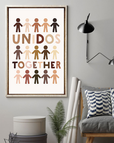 Unidos Together Equality Civil Rights Poster Room Home Decor Wall Art Gifts Idea - Mostsuit Support Black Lives Matter