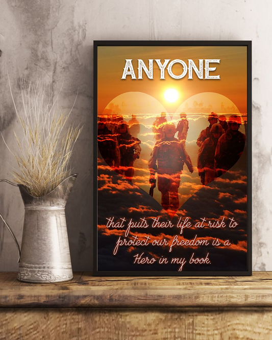 Veteran Poster Protecting Our Country Vintage Room Home Decor Wall Art Gifts Idea - Mostsuit