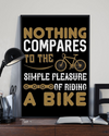 Cycling Poster Nothing Compares To The Simple Pleasure Of Vintage Room Home Decor Wall Art Gifts Idea - Mostsuit