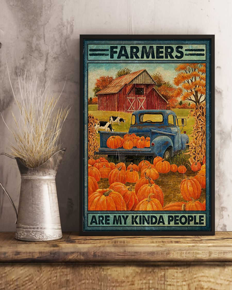Farmers Are My Kinda People Canvas Prints Vintage Wall Art Gifts Vintage Home Wall Decor Canvas - Mostsuit