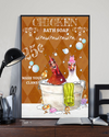 Chicken Bath Soap Funny Poster Bathroom Vintage Room Home Decor Wall Art Gifts Idea - Mostsuit