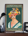 Amateur Mycologist With Questionable Morels Poster Vintage Room Home Decor Wall Art Gifts Idea - Mostsuit