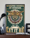 Dragonfly Canvas Prints Whisper Words Of Wisdom Let It Be Vintage Wall Art Gifts Vintage Home Wall Decor Canvas - Mostsuit