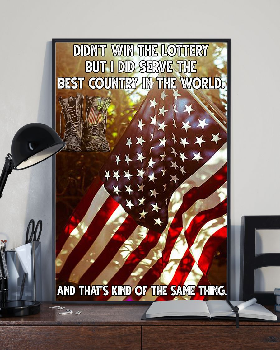 Veteran Canvas Prints I Did Serve The Best Country In The World Vintage Wall Art Gifts Vintage Home Wall Decor Canvas - Mostsuit