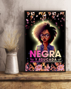 Black Girl Afro Woman Pride Canvas Prints Negra Y Educada Vintage Wall Art Gifts Vintage Home Wall Decor Canvas - Mostsuit