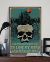 Skull Canvas Prints And Into The Forest I Go To Lose My Mind Vintage Wall Art Gifts Vintage Home Wall Decor Canvas - Mostsuit