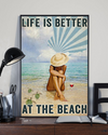 Turtle Wine Canvas Prints Life Is Better At The Beach Vintage Wall Art Gifts Vintage Home Wall Decor Canvas - Mostsuit