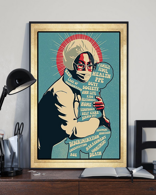 Nurse Thank You Appreciate Poster Vintage Room Home Decor Wall Art Gifts Idea - Mostsuit