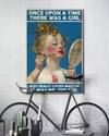 Makeup Artist Poster Once Upon A Time There Was A Girl Vintage Room Home Decor Wall Art Gifts Idea - Mostsuit