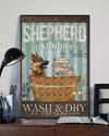 German Shepherd Laundry Wash And Dry Poster Vintage Room Home Decor Wall Art Gifts Idea - Mostsuit