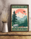 Camping Canvas Prints Into The Forest I Go To Lose My Mind And Find My Soul Vintage Wall Art Gifts Vintage Home Wall Decor Canvas - Mostsuit