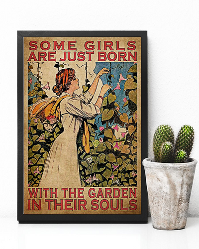 Gardening Girl Canvas Prints Garden In The Souls Vintage Wall Art Gifts Vintage Home Wall Decor Canvas - Mostsuit