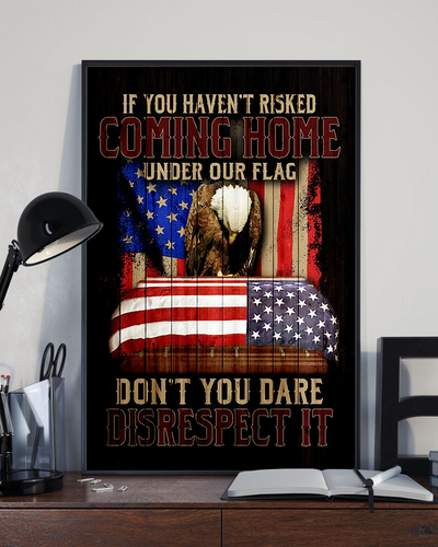 Veteran Eagle Poster Coming Home Under Our Flag Vintage Room Home Decor Wall Art Gifts Idea - Mostsuit