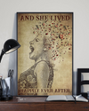 Singer Music Loves Poster And She Lived Happily Ever After Vintage Room Home Decor Wall Art Gifts Idea - Mostsuit