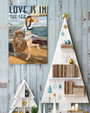 Sailor Pin Up Girl Poster Love Is In The Sea Retro Vintage Room Home Decor Wall Art Gifts Idea - Mostsuit