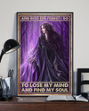 Magic Girl Poster Into The Forest I Go Lose My Mind And Find My Soul Vintage Room Home Decor Wall Art Gifts Idea - Mostsuit