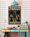 Dog Boxing Poster You Get Old When You Stop Boxing Vintage Room Home Decor Wall Art Gifts Idea - Mostsuit